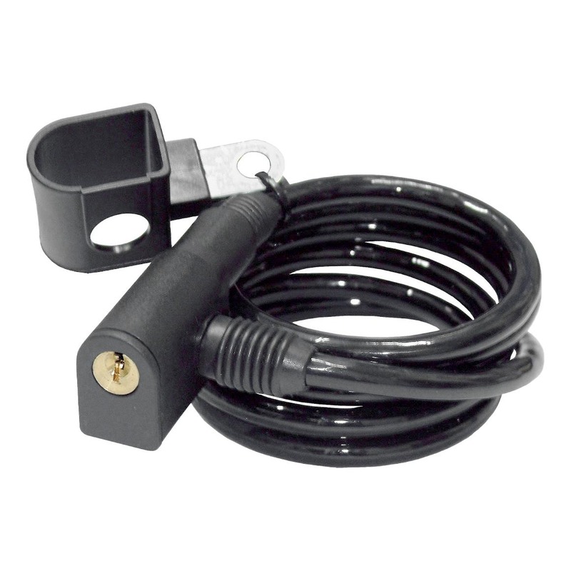Câble antivol Radikal RK450 Ø 8 mm x 150 cm avec support