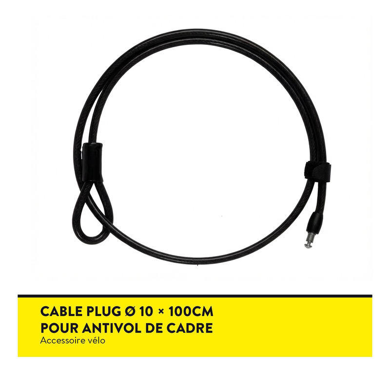 Câble Auvray Plug 100cm x Ø10mm pour antivol EVO Lock