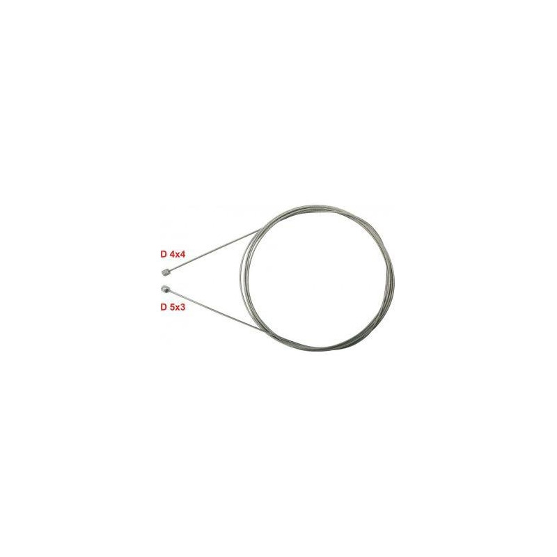 Câble de dérailleur ø1,1 mm x 2 m (25 pièces)