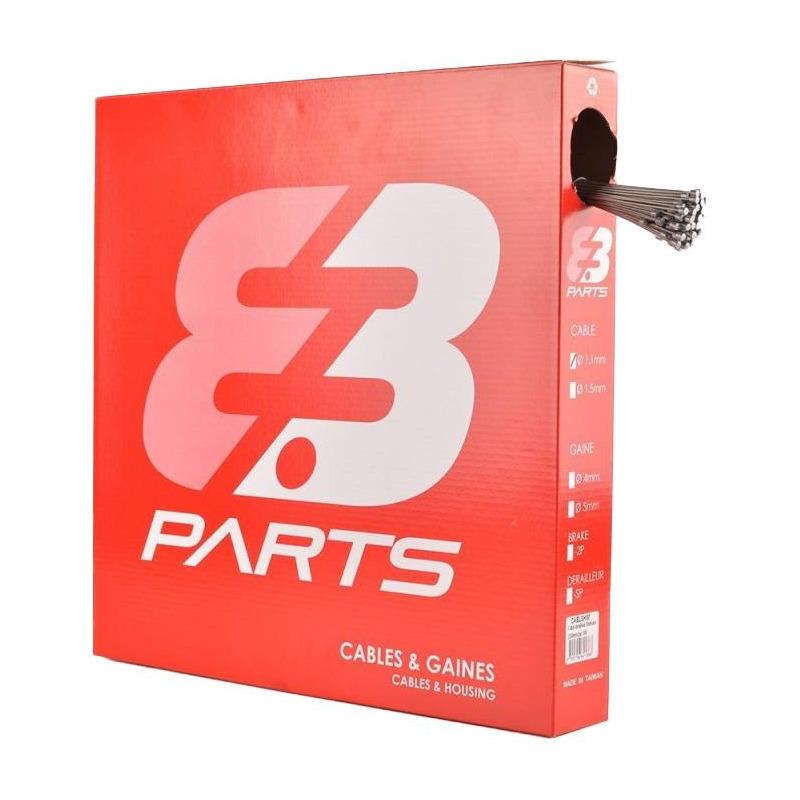 Câbles de freins Parts 8.3 VTT 170cm (par 100)