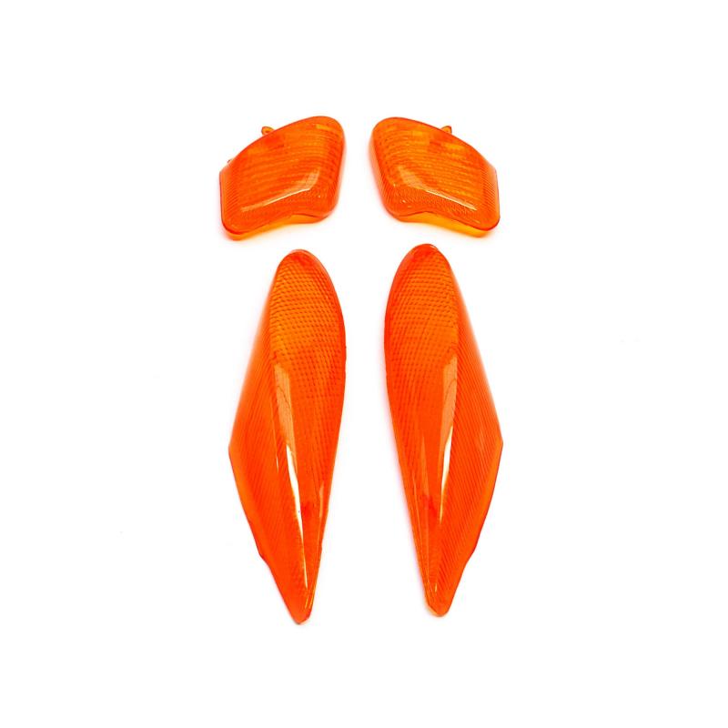Cabochons clignotant Orange adaptable pour Booster Next Rocket < 1998 (x4)