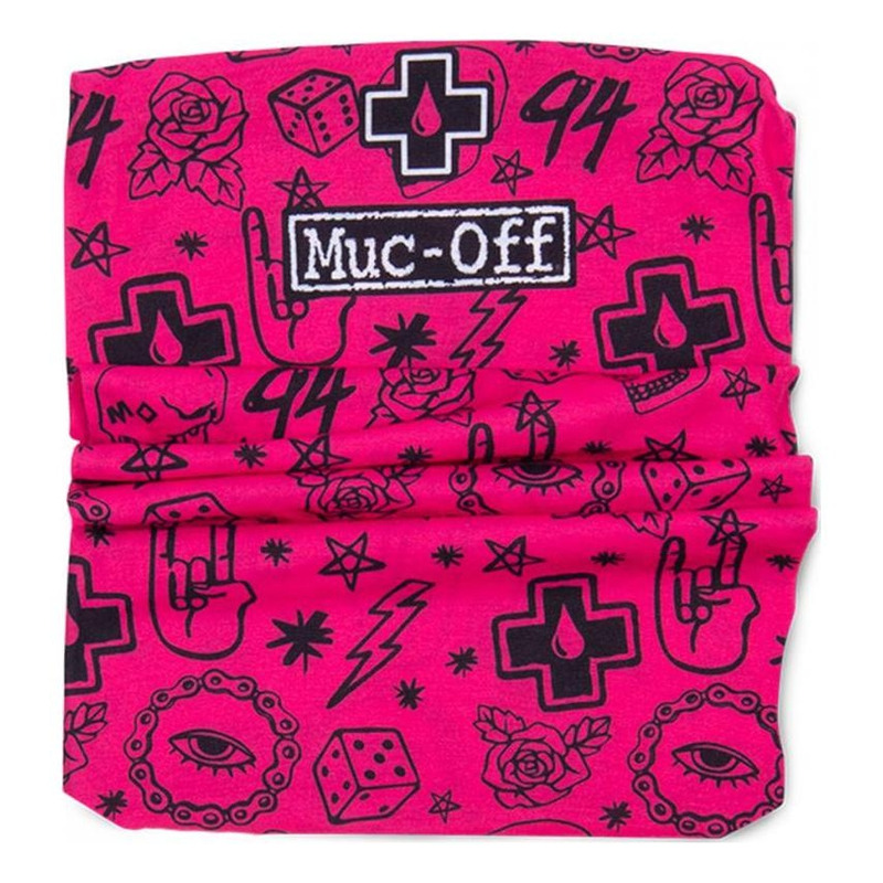 Cache-cou Muc-Off Lightweight Neck Gaiter rose/noir