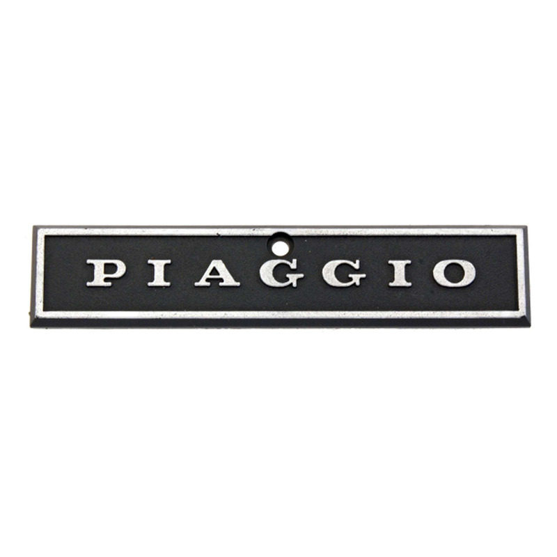 Cache de colonne de direction RMS noir/argent Piaggio fixation par vis