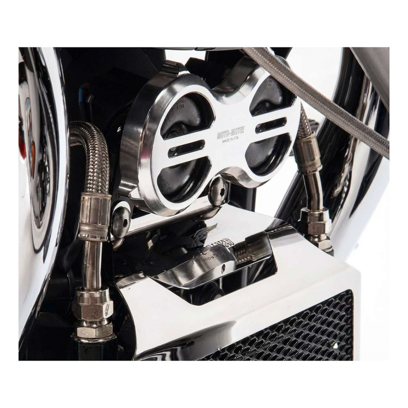 Cache de klaxon en aluminium d'origine 2S000466 Moto Guzzi Eldorado 1400 2015-20
