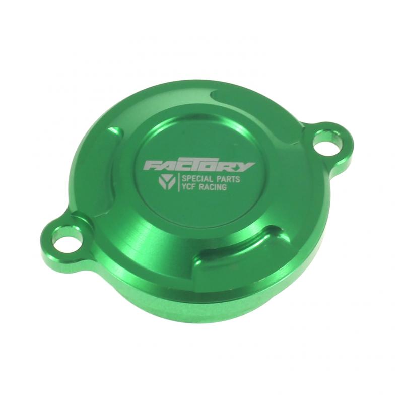Cache filtre à huile YCF pour 150 CRF/KLX vert