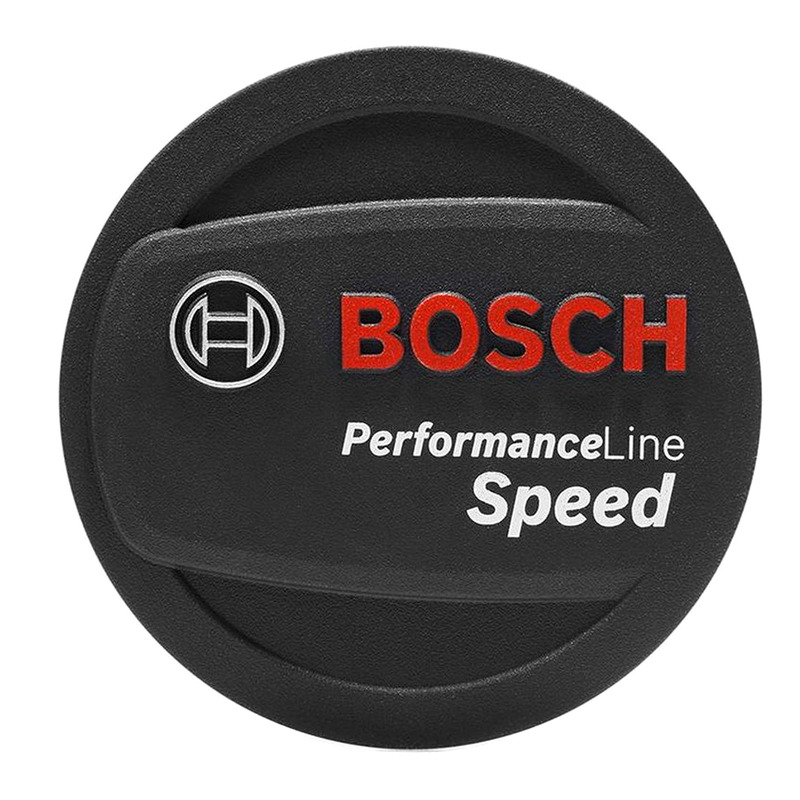 Cache habillage logo VAE Bosch rond noir/rouge - Bosch (Performance Line Speed Gen 4)
