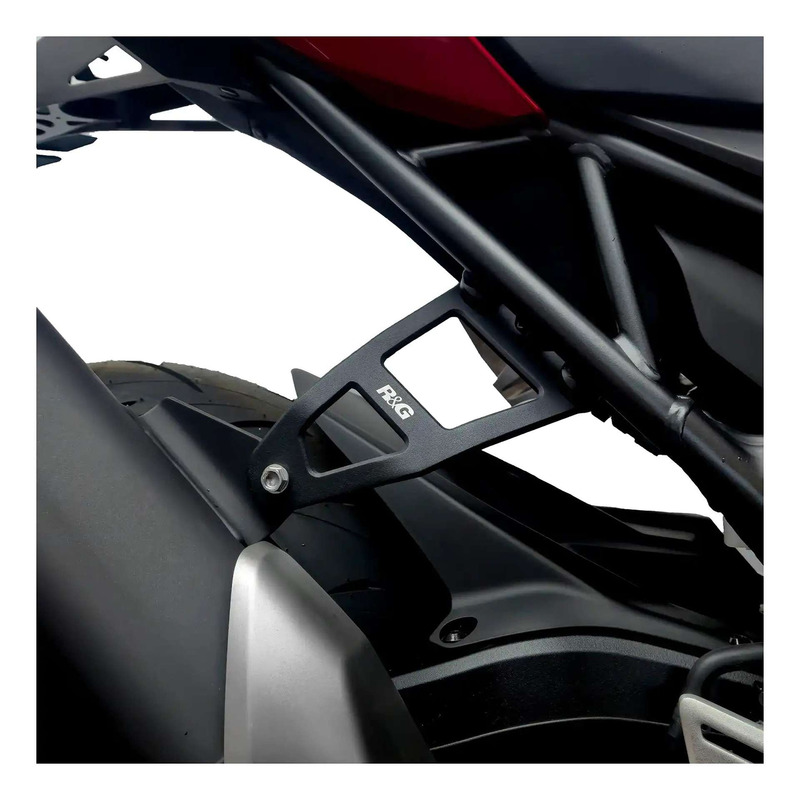 Cache orifice de repose-pieds avec support d'échappement R&G Racing H