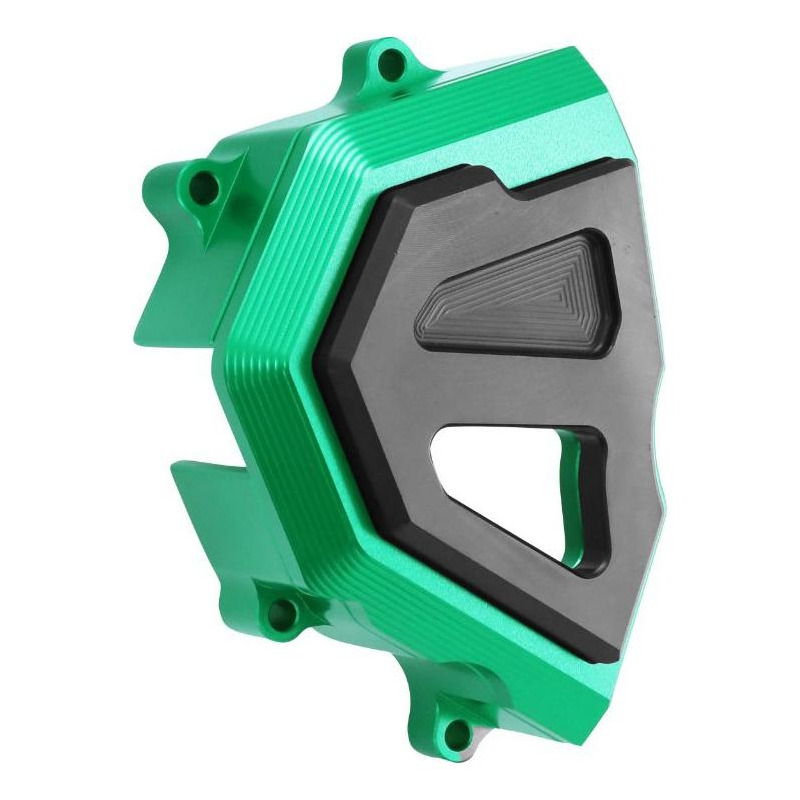 Cache pignon Avoc noir/vert anodisé pour Kawasaki Z900