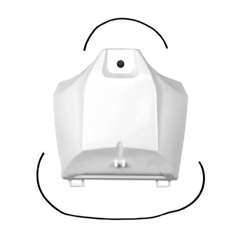 Cache réservoir UFO Yamaha 450 YZ-F 2018 blanc