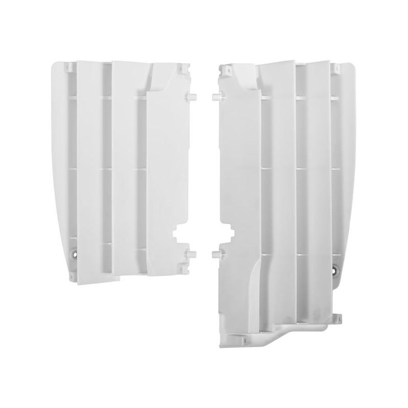 Caches de radiateur Polisport Suzuki 450 RM-Z 08-17 blanc