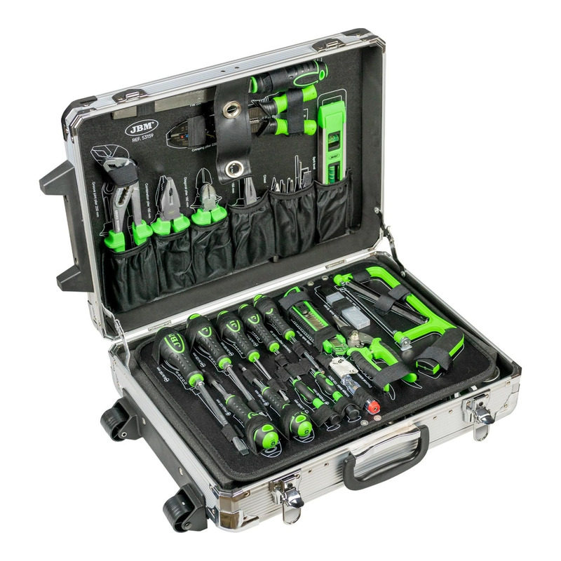 Caisse à outils JBM aluminium 159 pièces