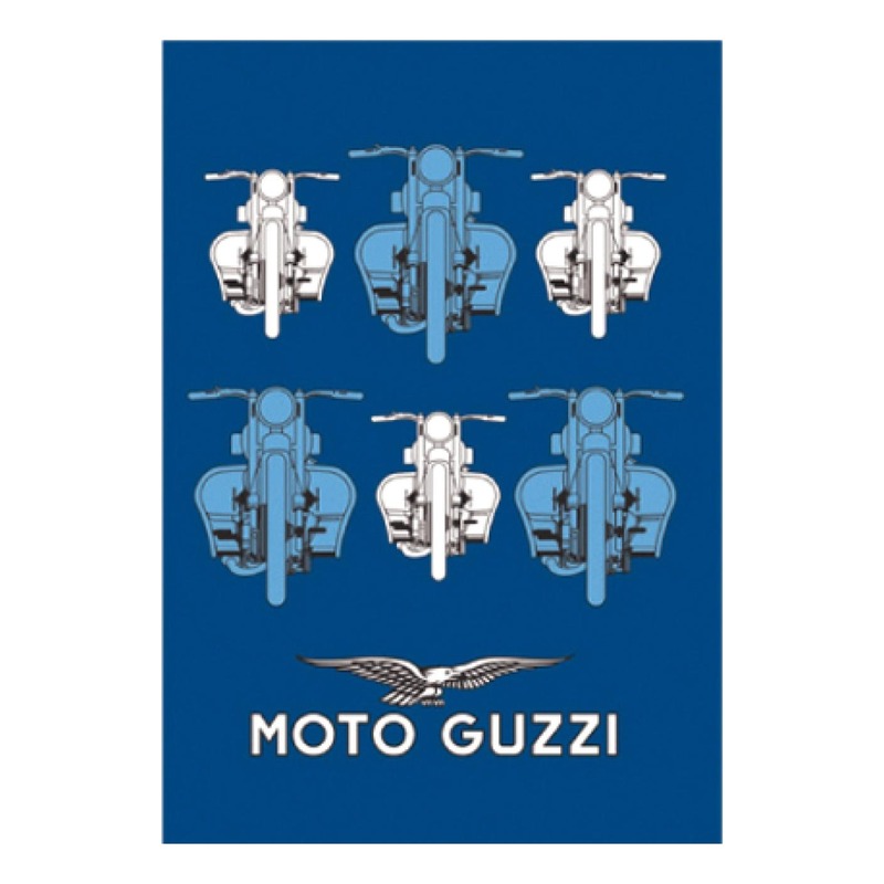 Calepin Moto Guzzi bleu