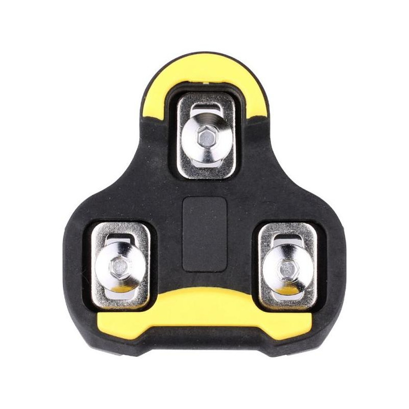 Cales pédales route HT H7 0° noir/jaune