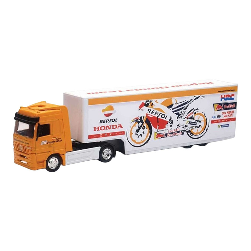 Camion Repsol Honda Racing Team 1:43 NewRay orange/blanc