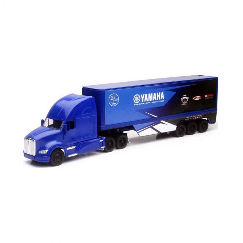 Camion Team Yamaha 1:32 NewRay bleu/noir
