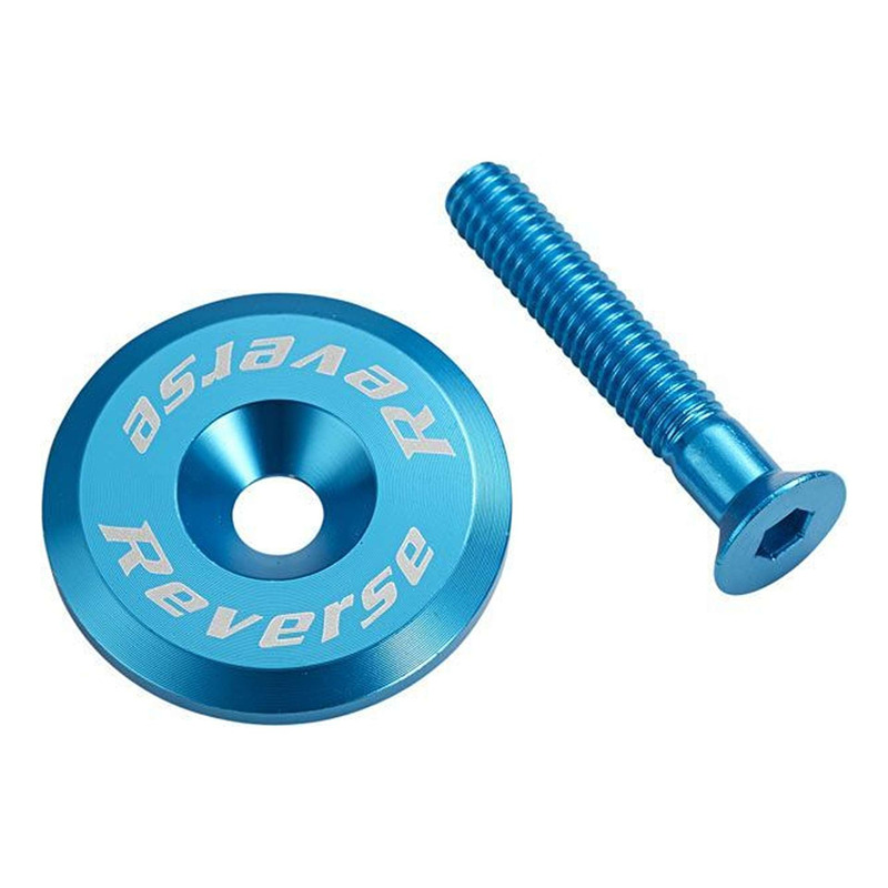 Capot de direction Reverse aluminium turquoise