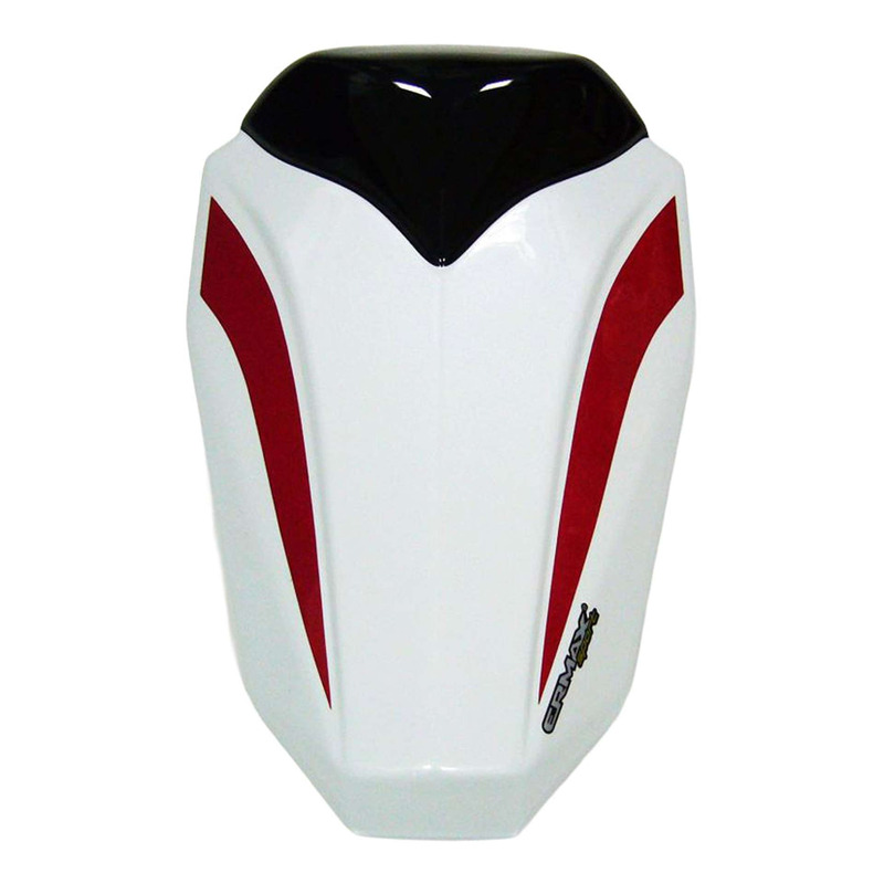 Capot de selle Ermax blanc métal/rouge Yamaha MT-07 18-20