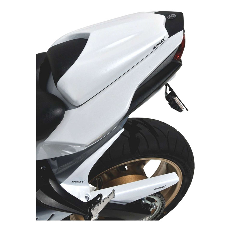 Capot de selle Ermax blanc nacré (bluish white cocktail [BWC1]) Yamaha FZ8 10-17