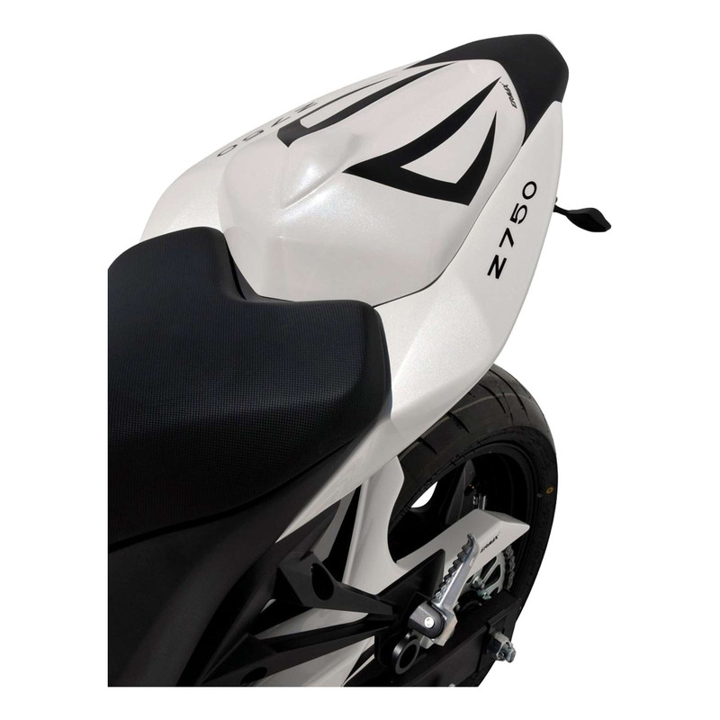Capot de selle Ermax blanc/noir mat Kawasaki Z 750 07-12