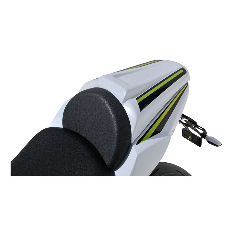 Capot de selle Ermax blanc/noir/vert Kawasaki Z 650 20-25