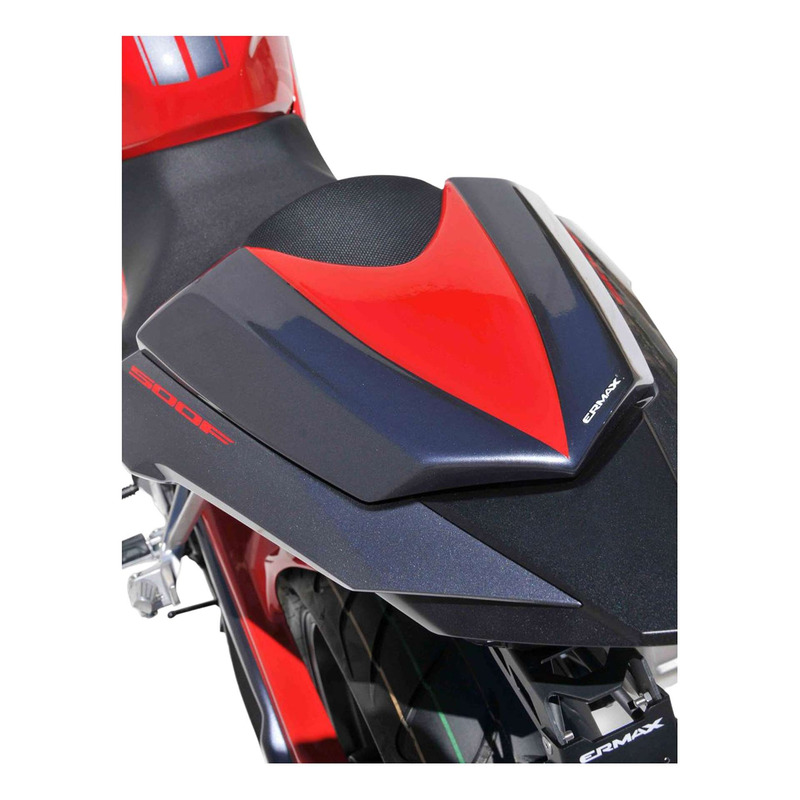 Capot de selle Ermax blanc (pearl metalloid white [NHA96 ]) Honda CBR 500 R 16-18