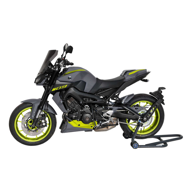 Capot de selle Ermax gris mat/jaune fluo satin Yamaha MT-09 17-20