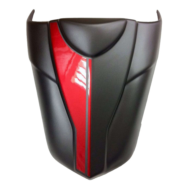 Capot de selle Ermax noir satin/rouge métal Suzuki SV 650 16-26