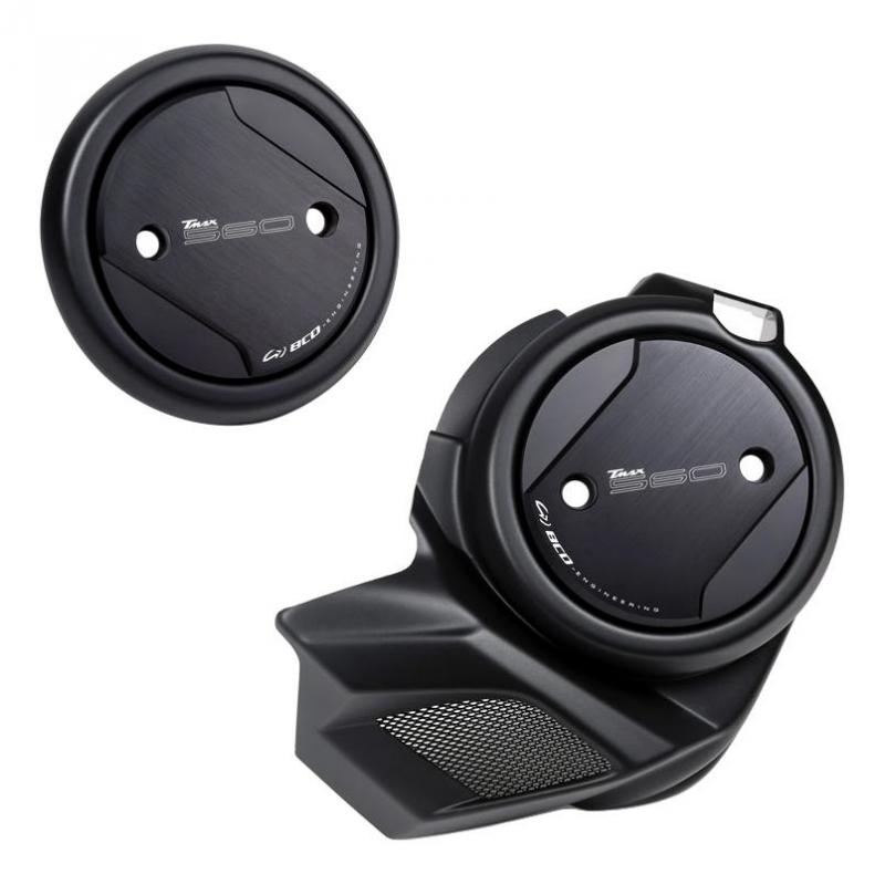 Capot moteur avec volute BCD noir mat T-Max 560