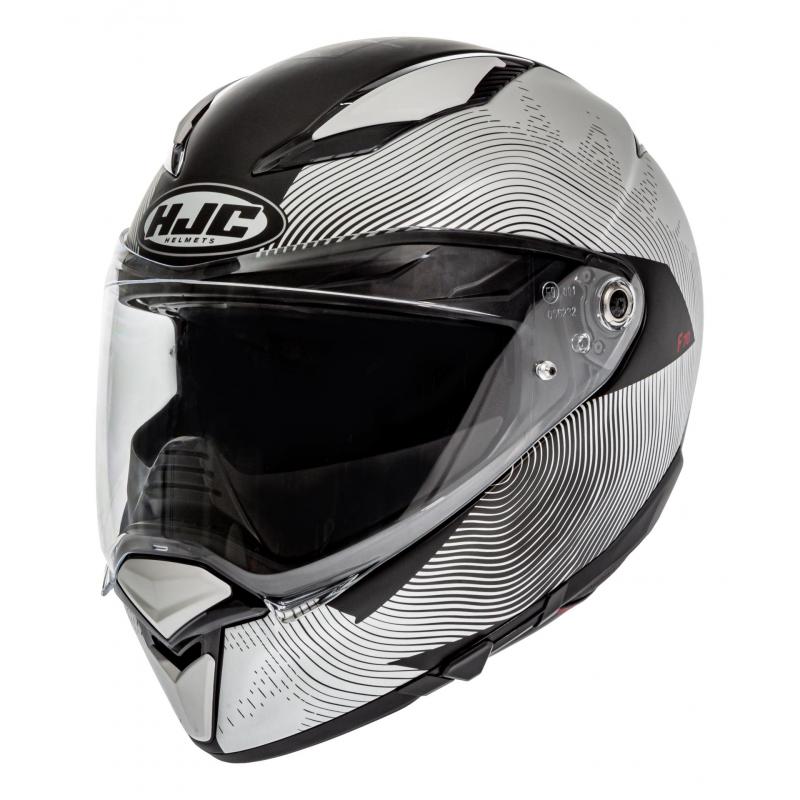 Casque intégral HJC F70 Samos MC10SF blanc/noir mat- XS