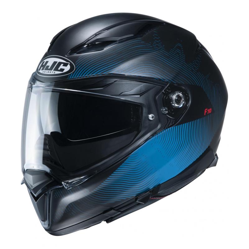 Casque intégral HJC F70 Samos MC2SF noir/bleu mat- XS