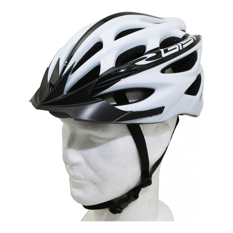 Caque vélo VTT/route/E-bike Gist Faster blanc/noir- 52-58