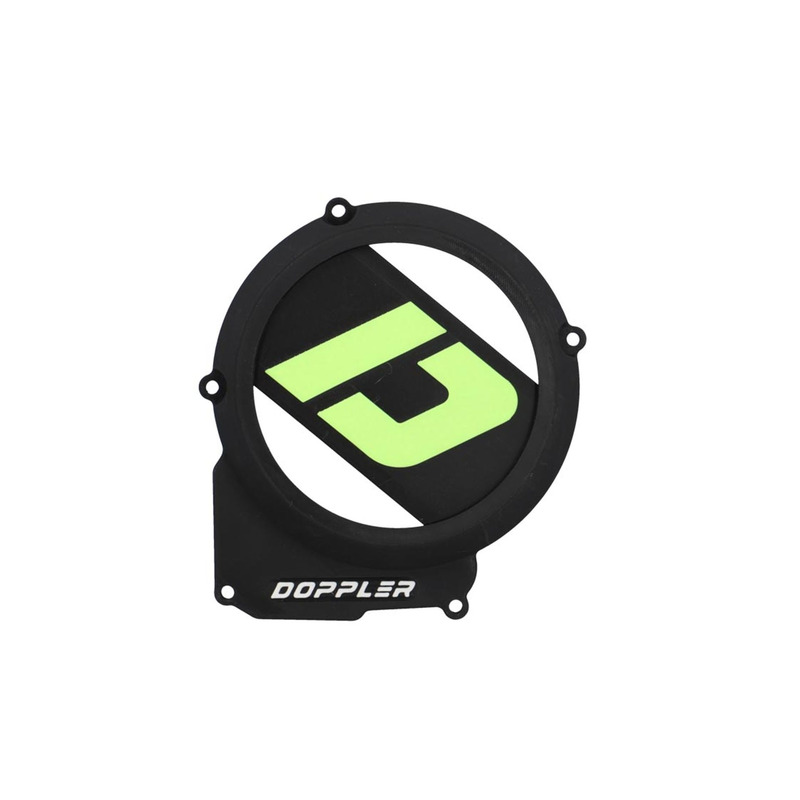 Carter d'allumage Doppler Minarelli AM6 noir / jaune fluo