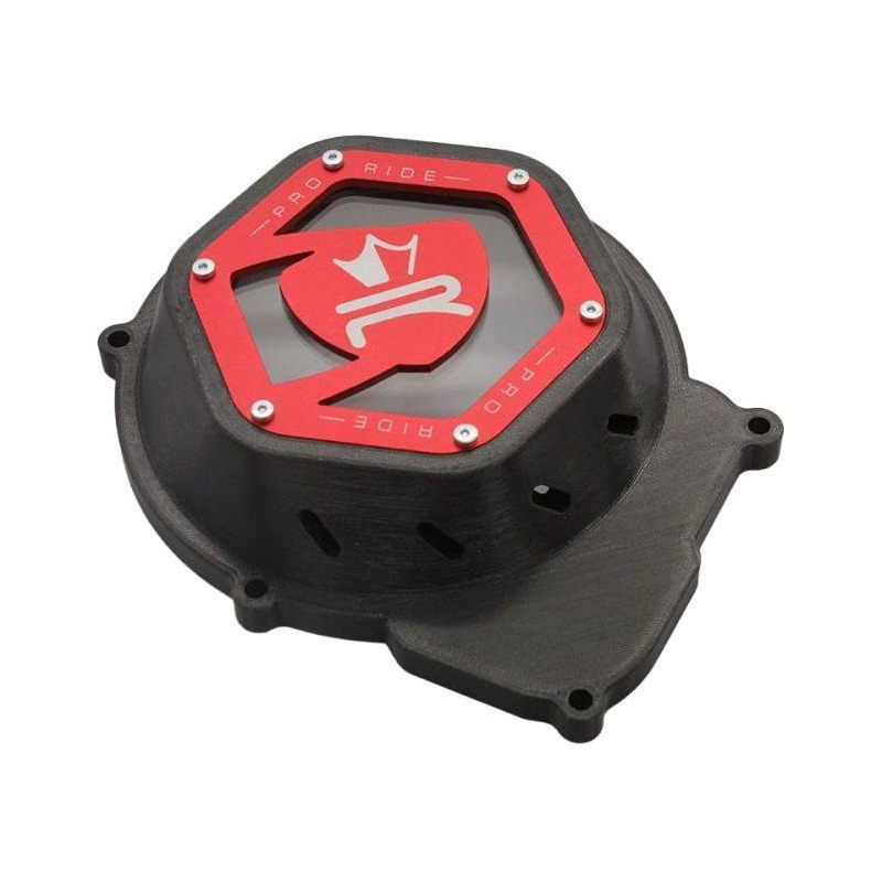 Carter d‘allumage KRM réversible noir/rouge AM6