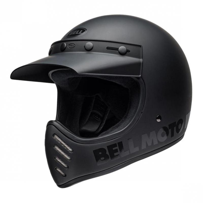 Casque Bell Moto 3 Blackout noir mat- XS