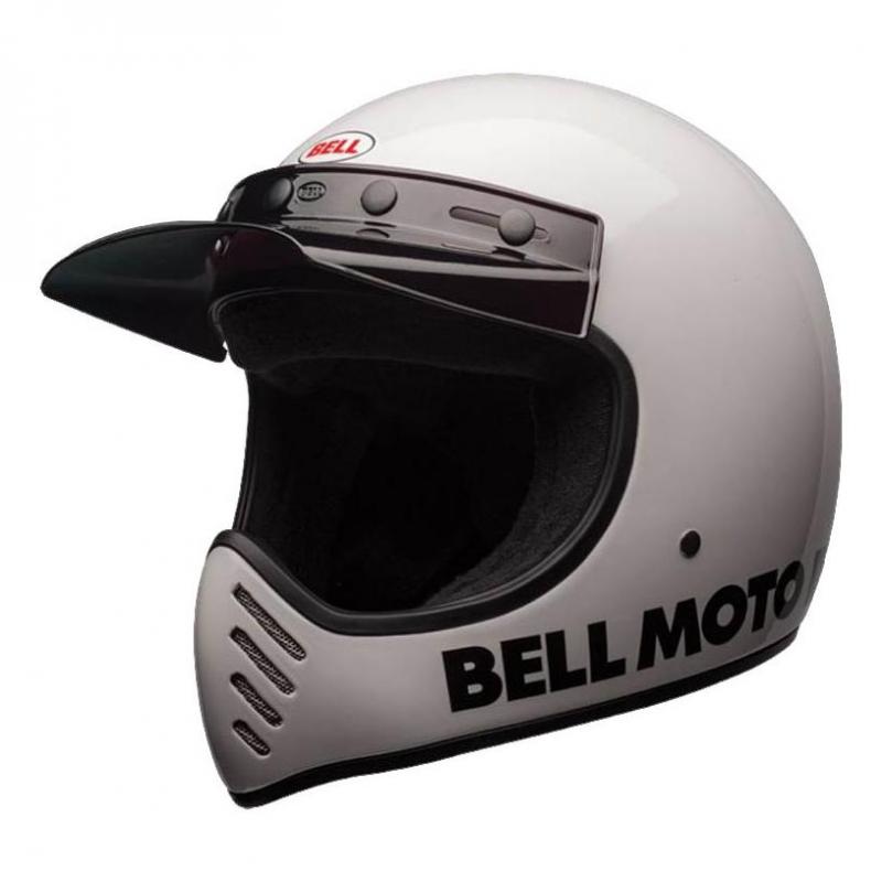 Casque Bell Moto 3 Classic blanc- XS