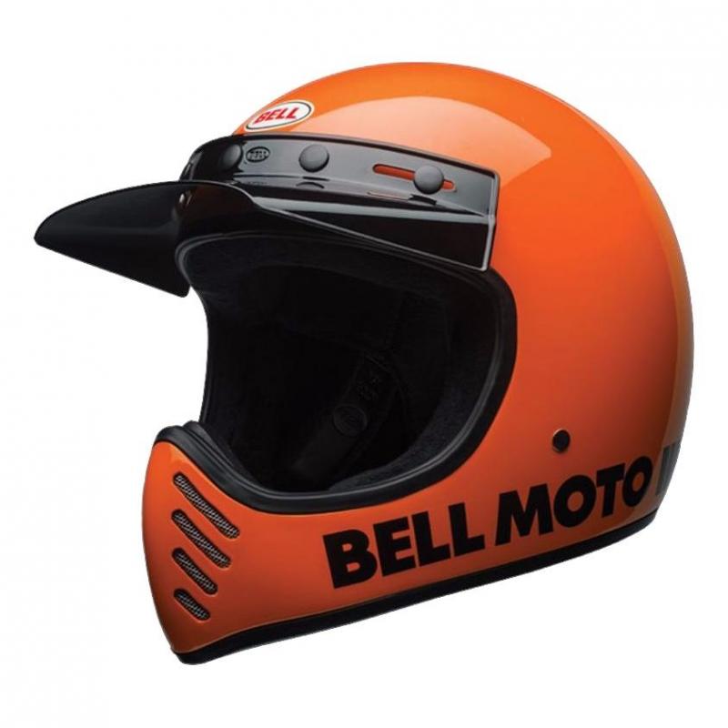Casque Bell Moto 3 Classic orange fluo- XS