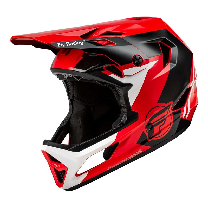 Casque BMX enfant Fly Racing Rayce Rouge/Noir