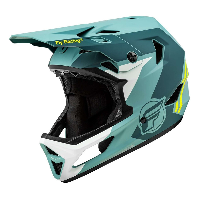 Casque BMX Fly Racing Rayce Bleu/Blanc