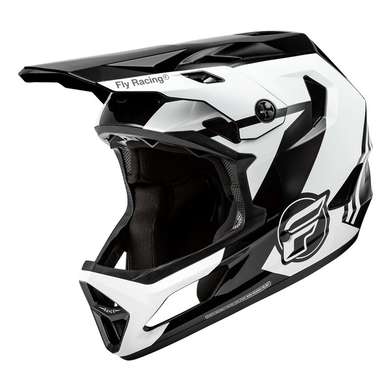 Casque BMX Fly Racing Rayce Noir/Blanc