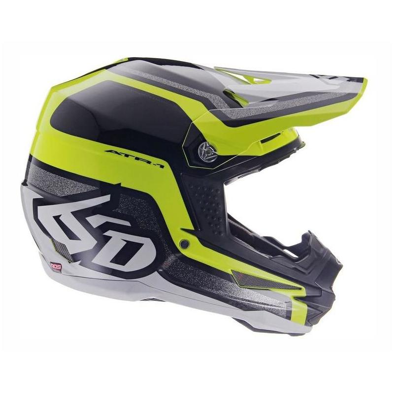 Casque cross 6D ATR-1 Fuse jaune/noir- M