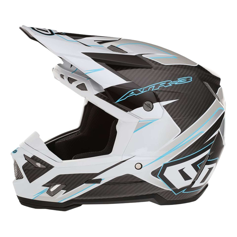 Casque CROSS 6D ATR-3 Reflex blanc brillant