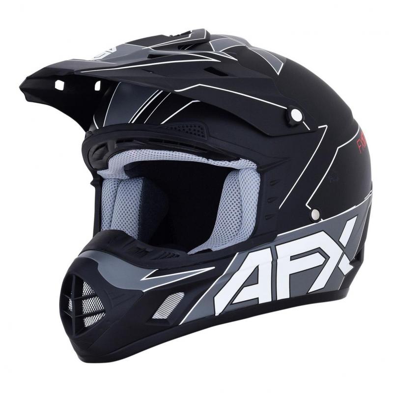 Casque cross AFX FX-17 noir/bleu mat- S
