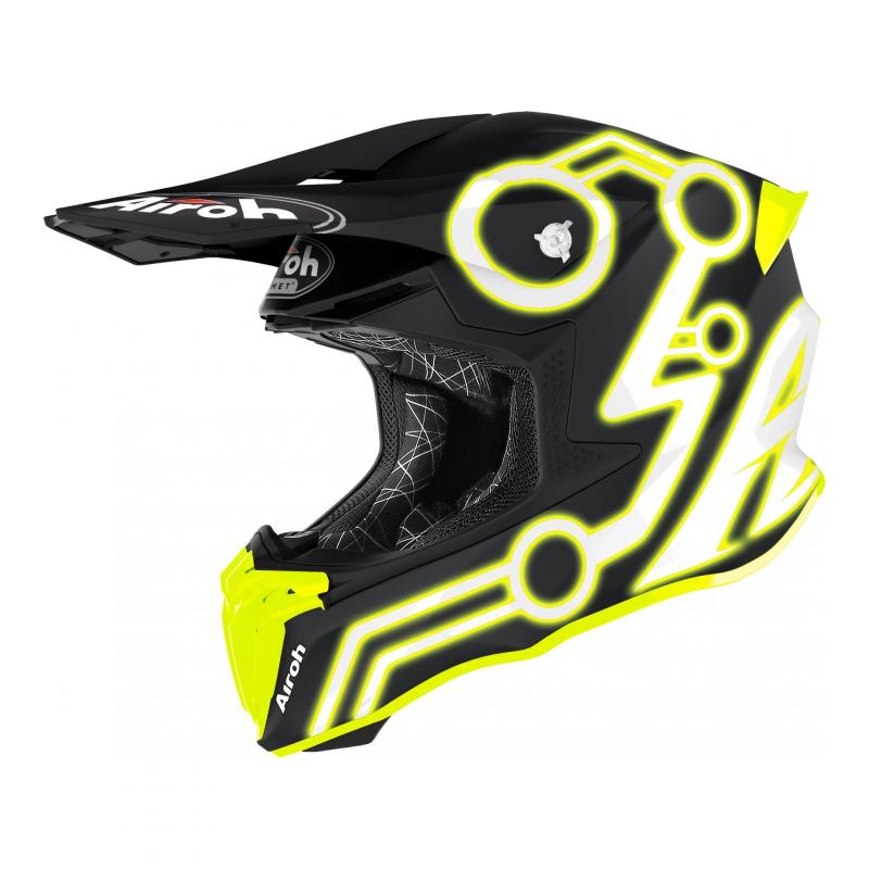 Casque cross Airoh Twist 2.0 Neon jaune mat- M