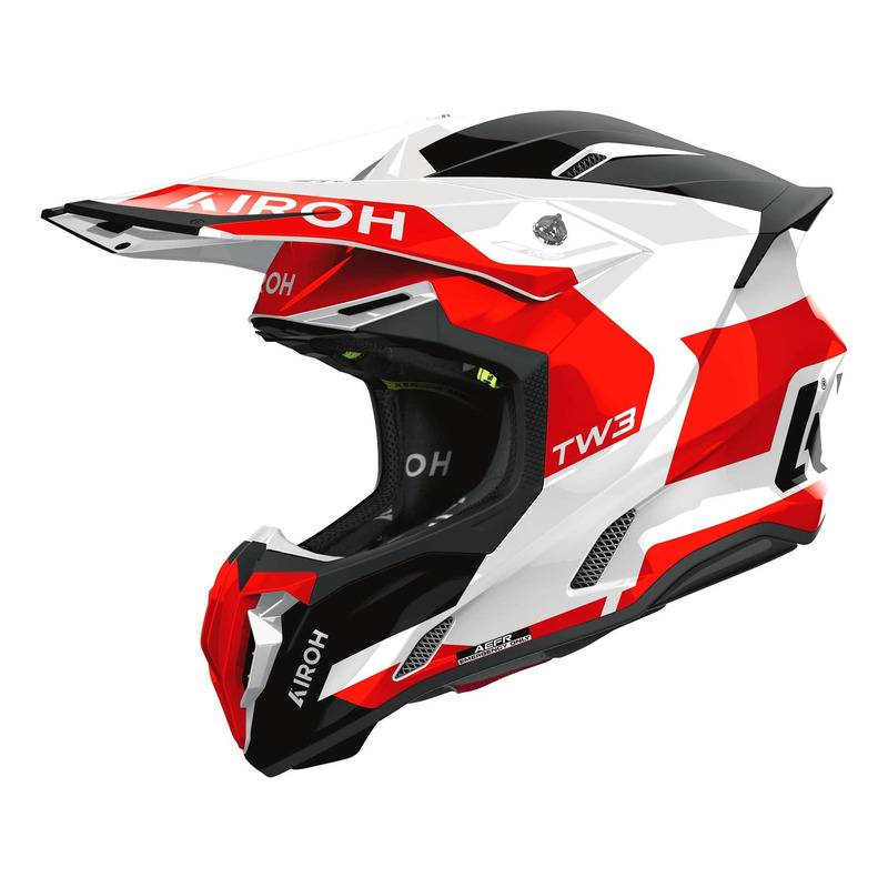 Casque cross Airoh Twist 3 Fancy red gloss