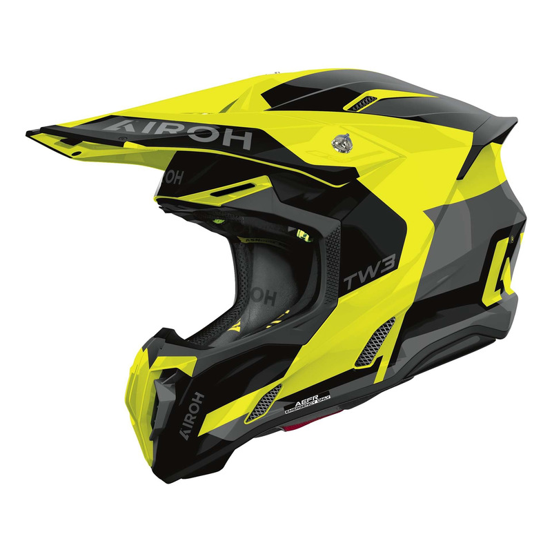Casque cross Airoh Twist 3 Fancy yellow gloss