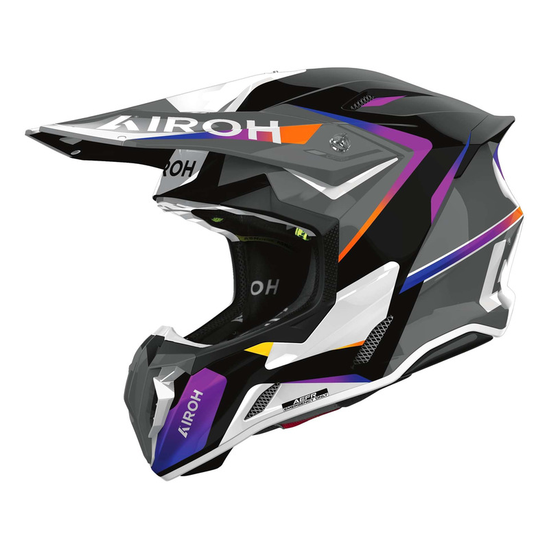 Casque cross Airoh Twist 3 Hustle gloss- XS