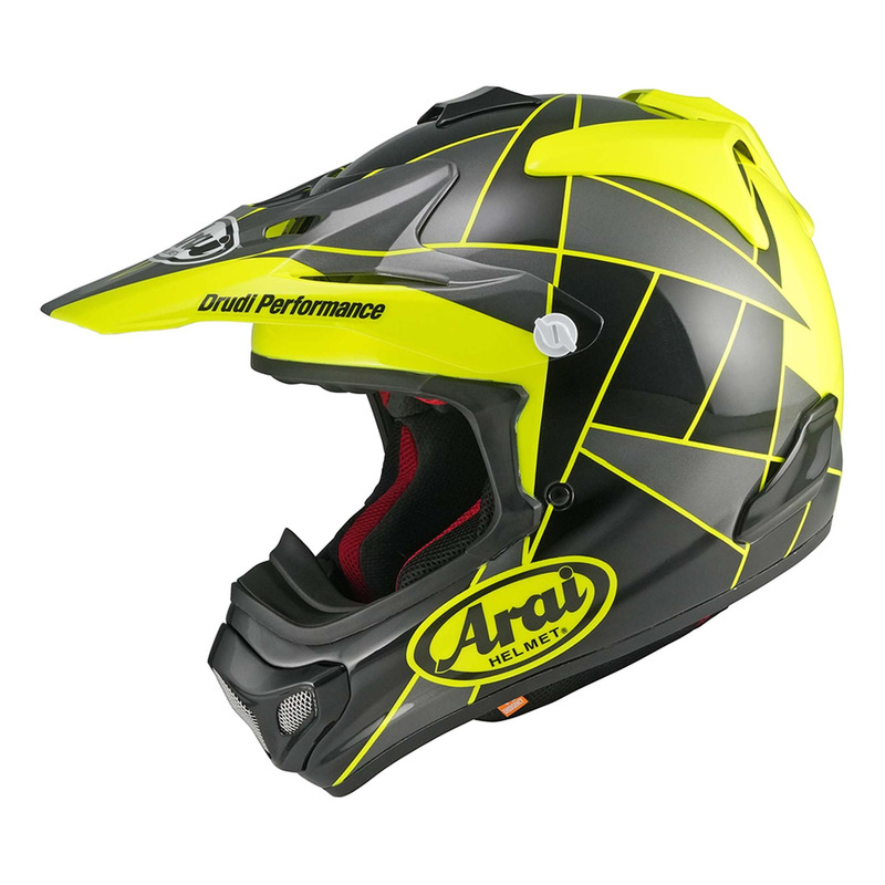 Casque cross Arai MX-V Evo Peak jaune