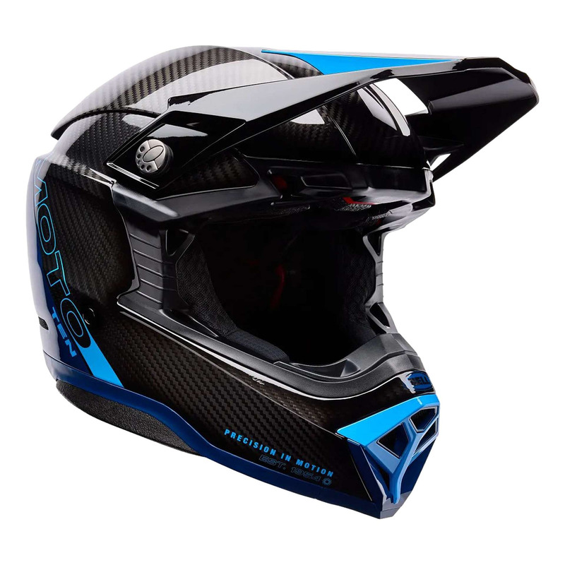 Casque cross Bell Moto-10 Spherical Strike blue