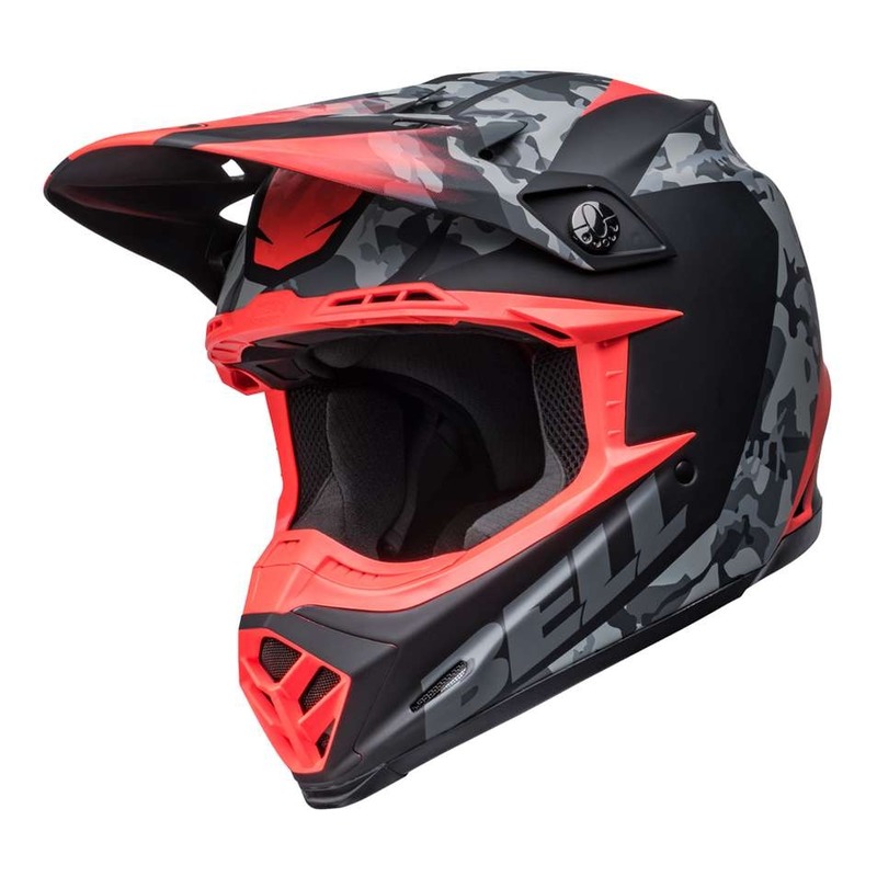 Casque cross Bell Moto-9 Mips Venom noir/camouflage/infrared mat- S