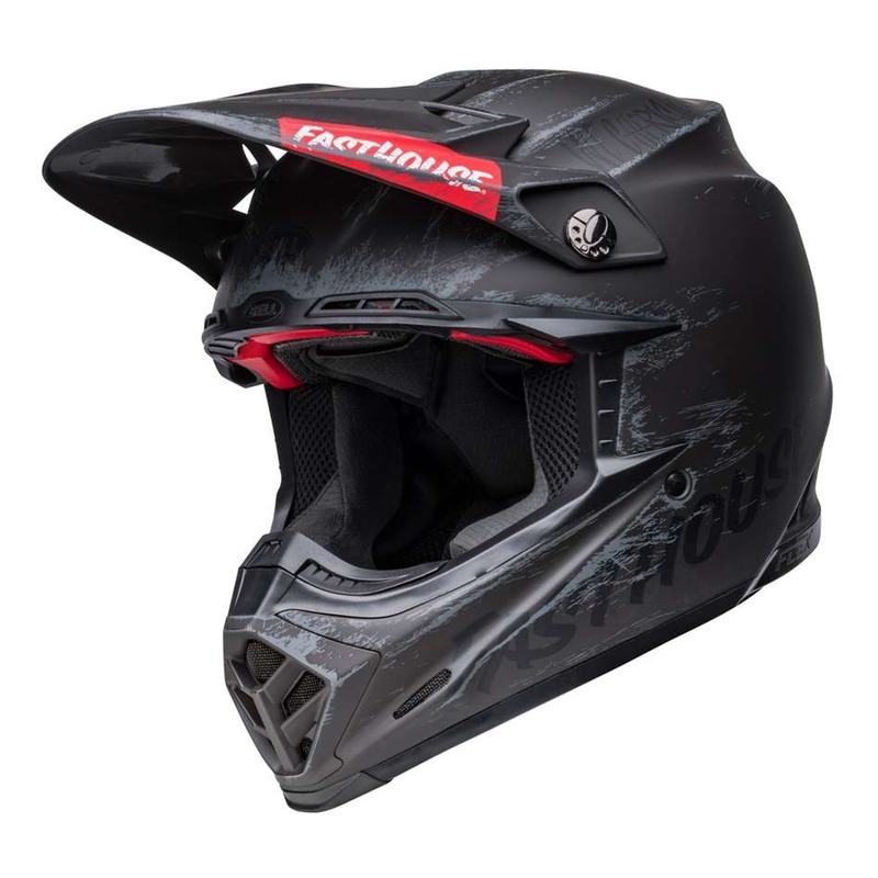 Casque cross Bell Moto-9S Flex Flasthouse Mojave noir/gris mat- S